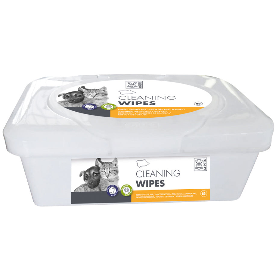 M-PETS Cleaning Wipes 80 Pcs (2 sizes available)