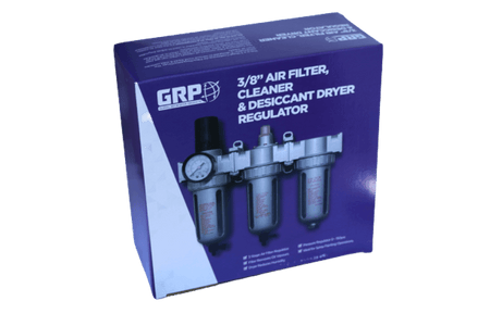 3/8" Air Filter, Cleaner & DES Dryer Regulator - in box