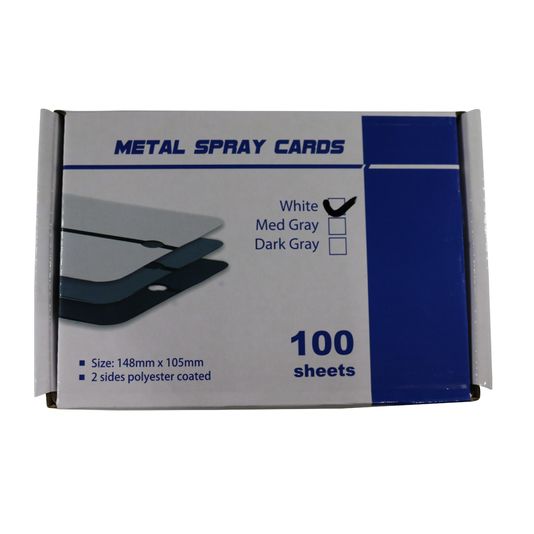 Colad Metal Spray Out Cards - Pack of 100