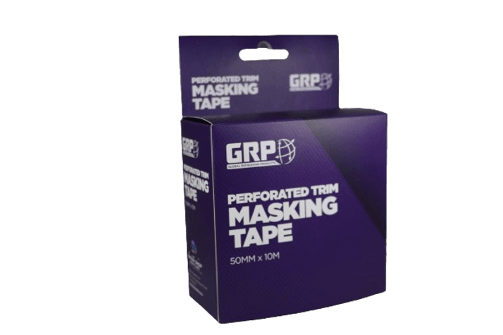 GRP Perforated Trim Masking Tape 50mm x 10m