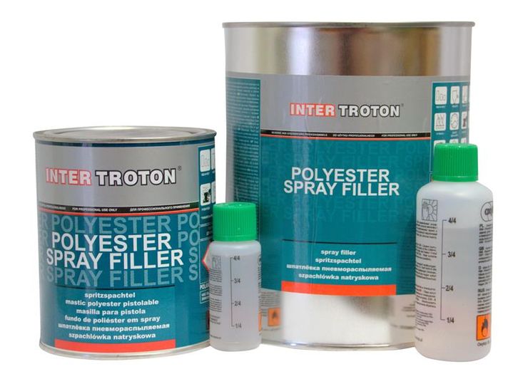 Troton Polyester Spray Filler Kit (2 Sizes Available)