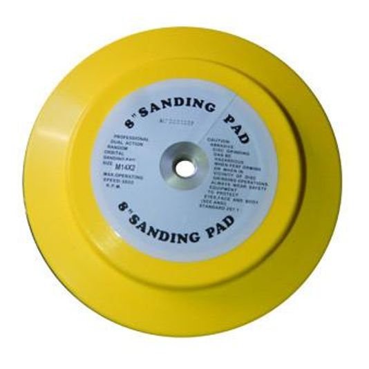 8" Hook and Loop Sanding Back Up Pad M14