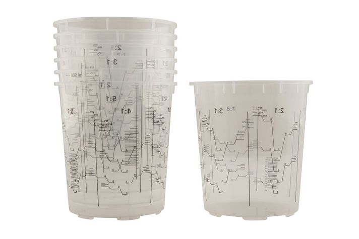 Plastic Mixing Cups (4 Sizes Available)