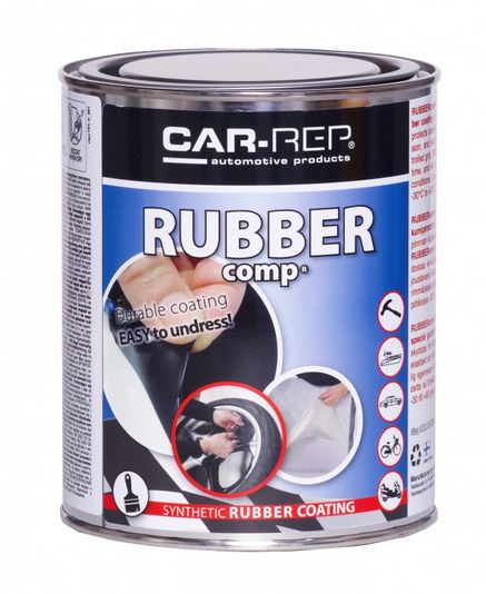 Car-Rep RUBBERcomp Removable Rubber 1Lt (4x Colours Available)