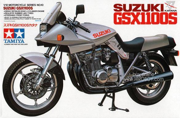 Tamiya 14010 Suzuki GSX1100S 1/12 Scale Plastic Model Kit