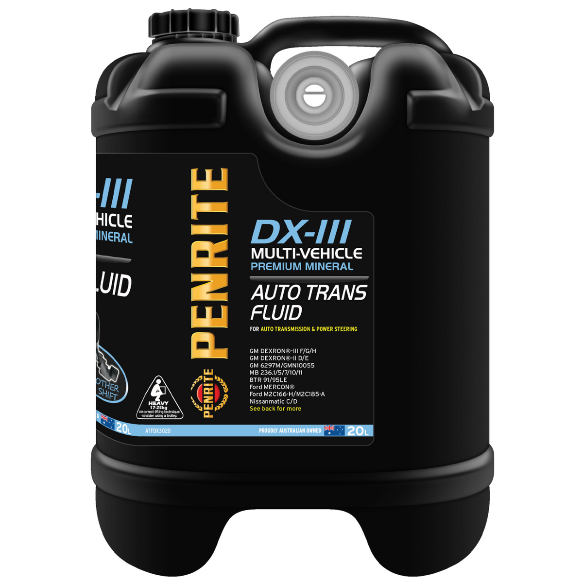 Penrite Table Penrite ATF DX-III (Mineral) (3 Sizes Available) - Oz General Store