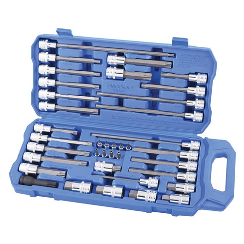 AUTOMOTIVE BIT SOCKET SET 38 PIECE 14 & 12 DRIVE 1