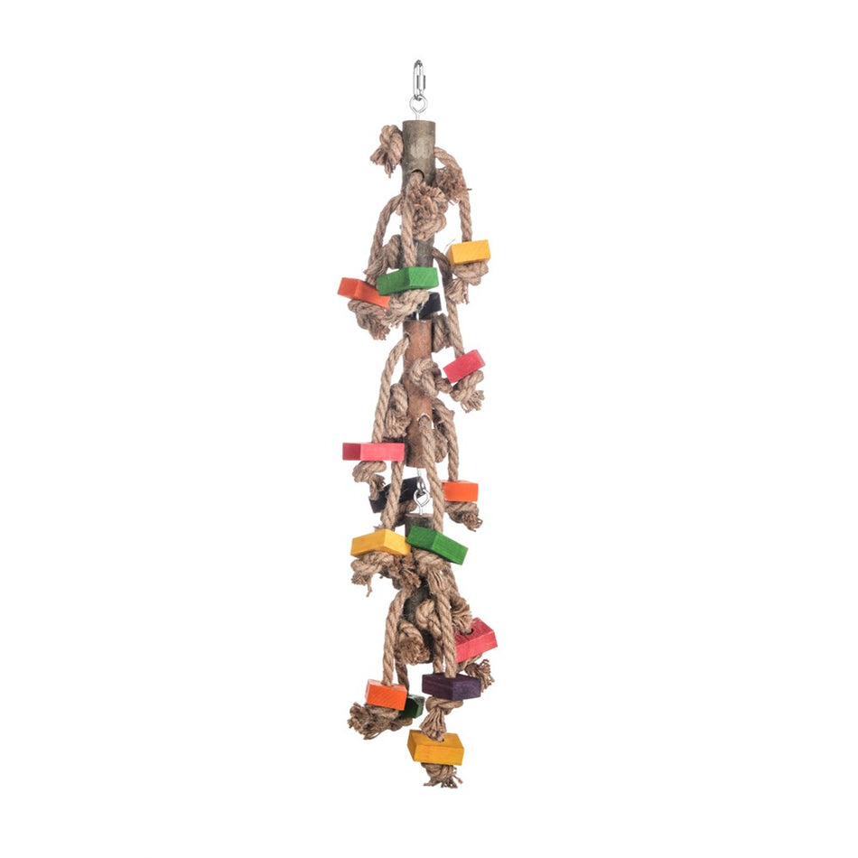 Nature Island Bird Hanging Toy With Hemp Rope