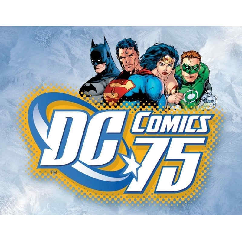 Tin Sign - DC Comics 75th Anniversary