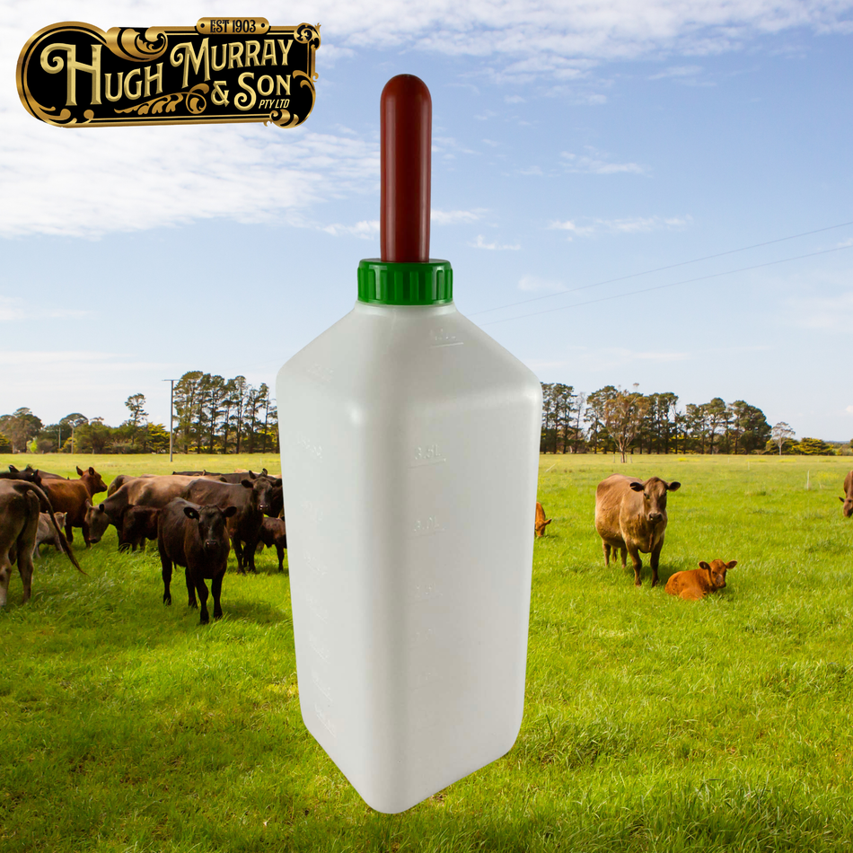 Hugh Murray Light Weight Calf Feeding Bottle (Two Sizes Available)