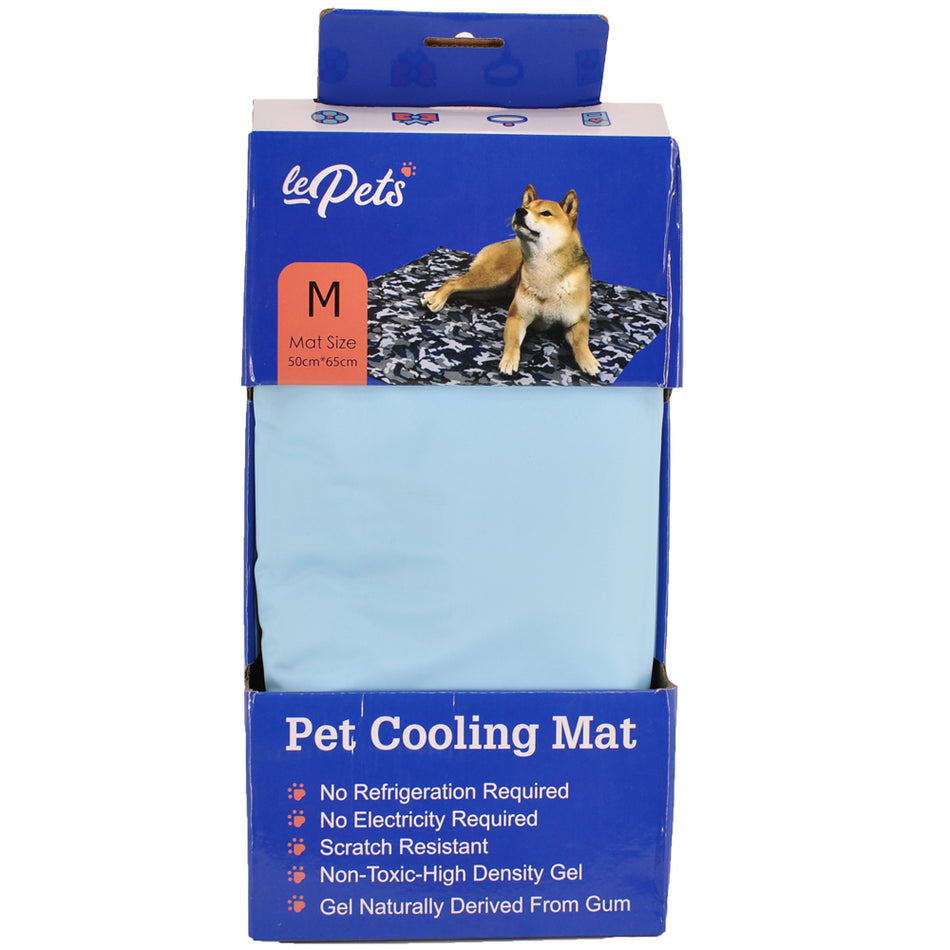Lepets Pet Cooling Mats Blue (3 sizes available)