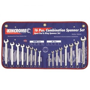 (product) Kincrome Combination Spanner Set - Imperial & Metric