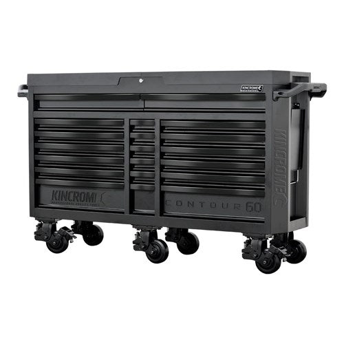CONTOUR® SUPER WIDE TOOL TROLLEY 20 DRAWER BLACK SERIES 1
