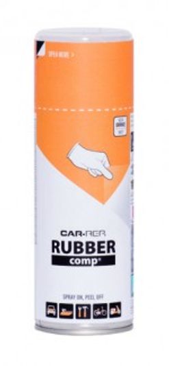 Car-Rep RUBBERcomp Removable Rubber Sprays 400ml - Neon Orange