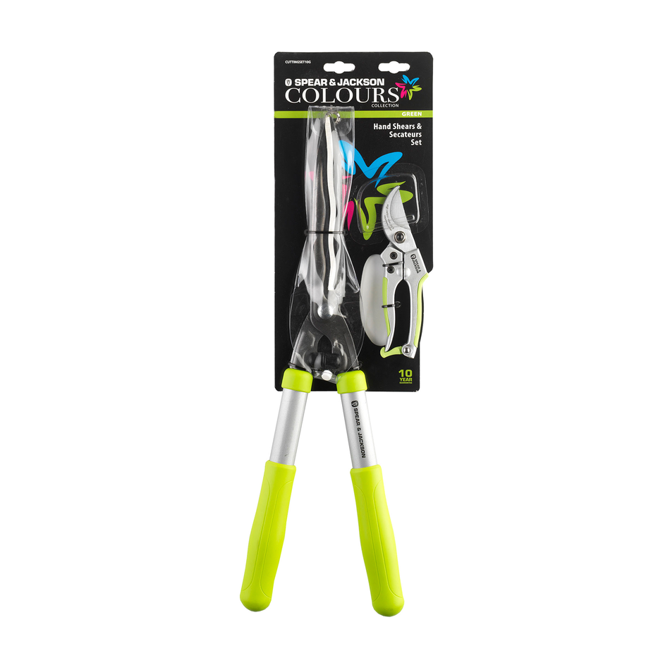 RUNOUT STOCK- Spear & Jackson Colours Green Cutting Giftset Limited Edition*