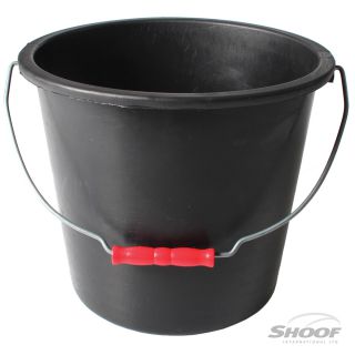 Shoof Calf Bucket Plastic Black 9L