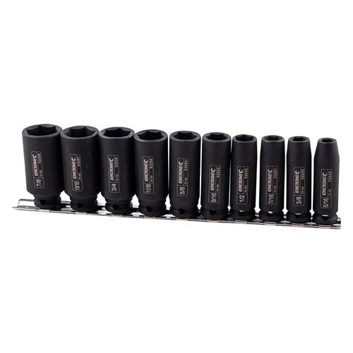 DEEP IMPACT SOCKET RAIL 10 PIECE 38 DRIVE - IMPERIAL 1