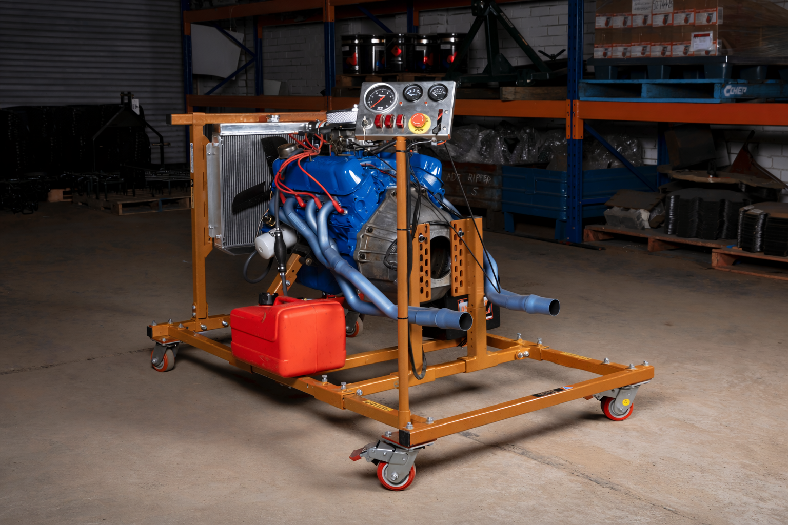 Hugh Murray & Son Pty Ltd 'Quick-Run' Engine Test Stand (2 Styles Avai ...