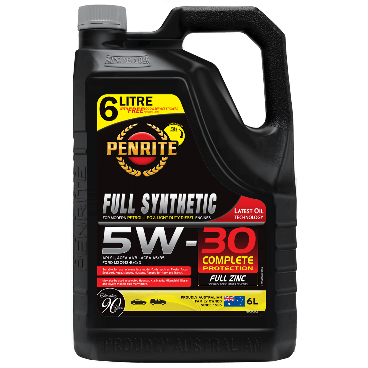 Penrite Table Penrite Full Synthetic 5W-30 (5 Sizes Available) - Oz General Store