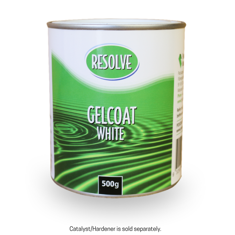 Resolve White Brush Gelcoat (3 Sizes Available)