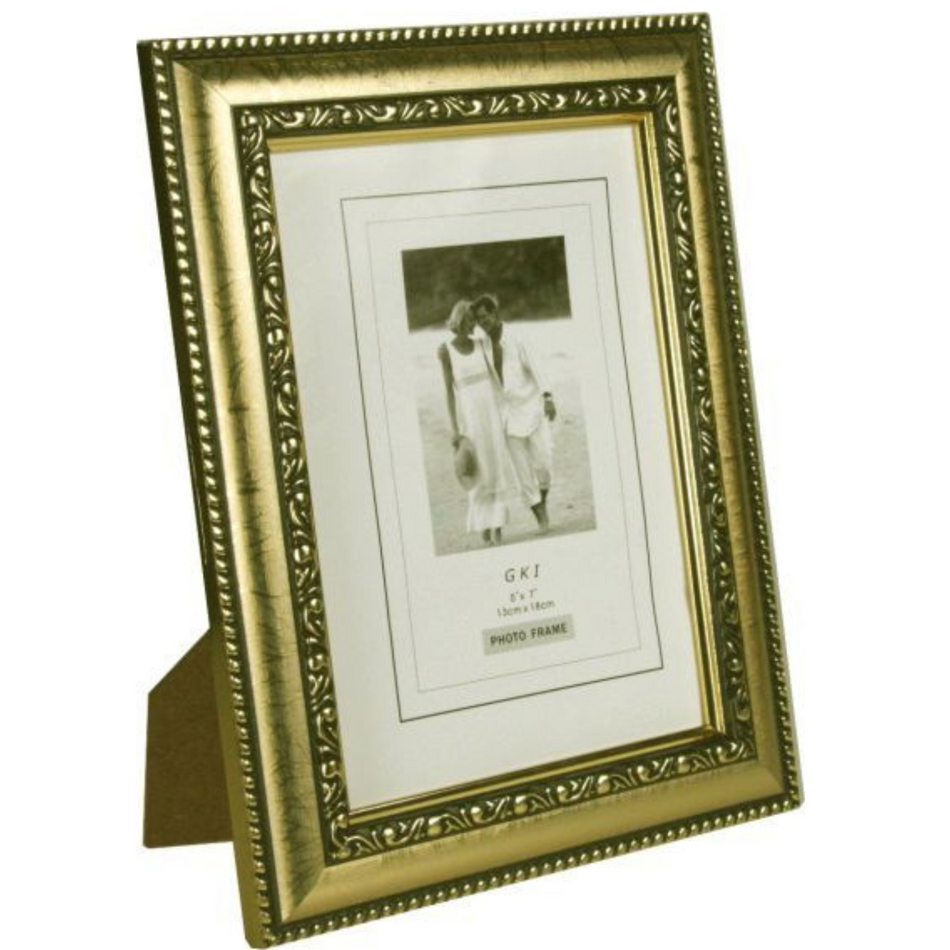 PP Foil Gold Vintage Style Photo Frame