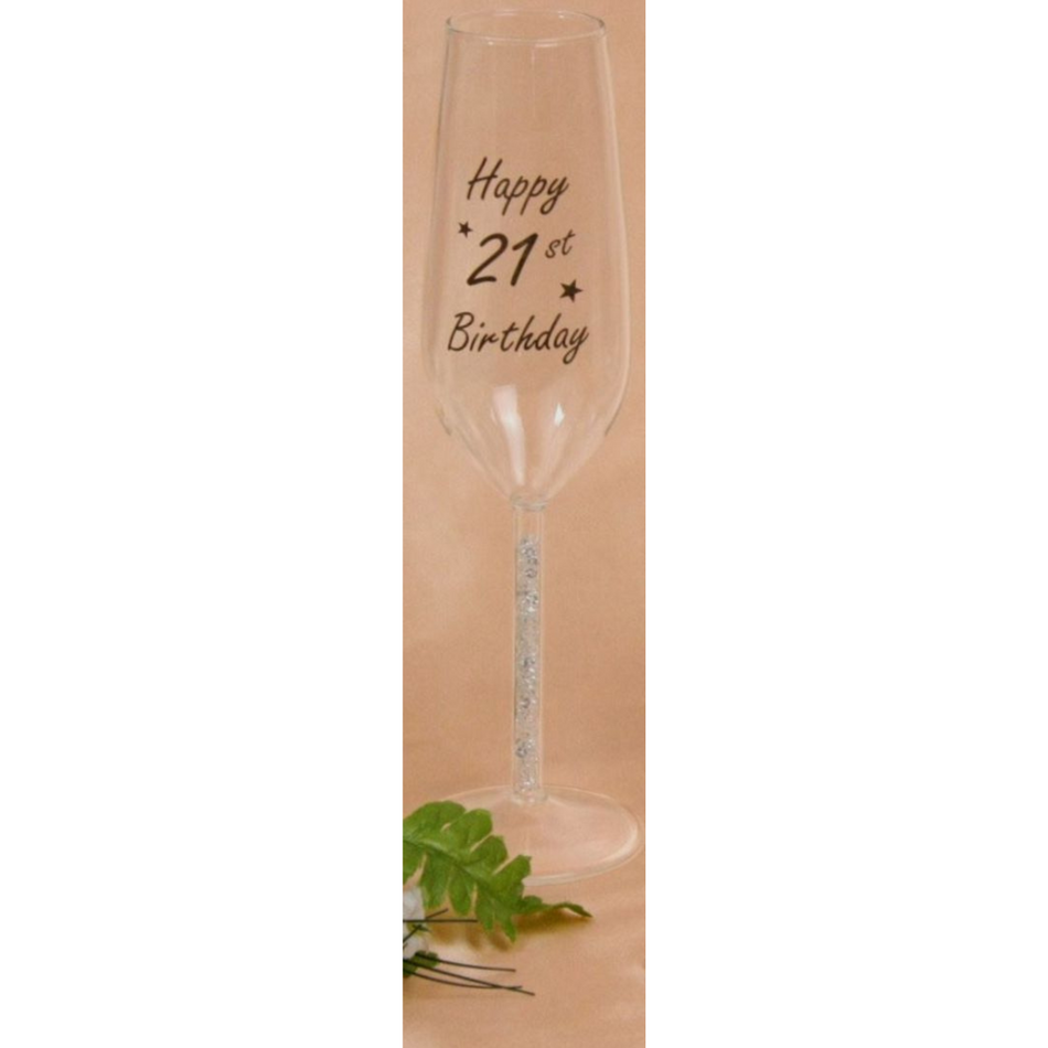 Birthday Champagne Flute - 24cm(H) (3 Styles Available)