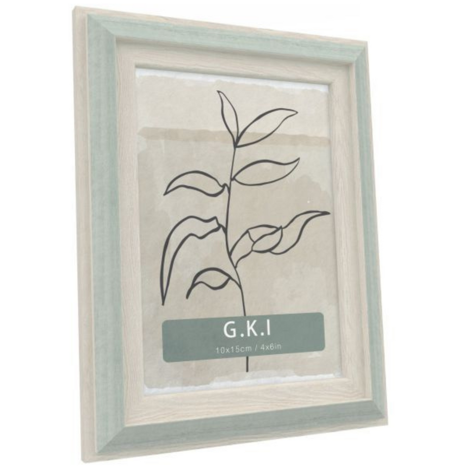 Classic Photo Frame with Green Trim Moulding