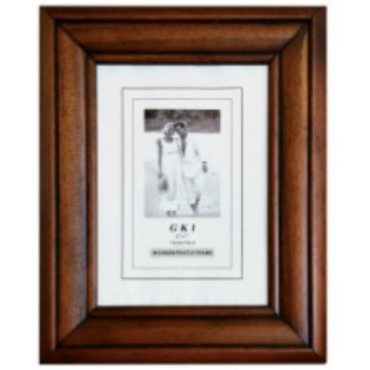 Classic Wooden Photo Frame with Molding Profile - dark brown
