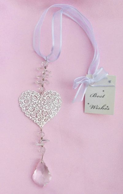 Wedding Bridal Charm with Hollow Out Heart Style