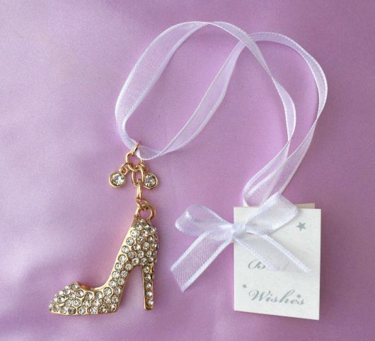 Wedding Bridal Charm, Diamante High Heel (2 Colours Available)