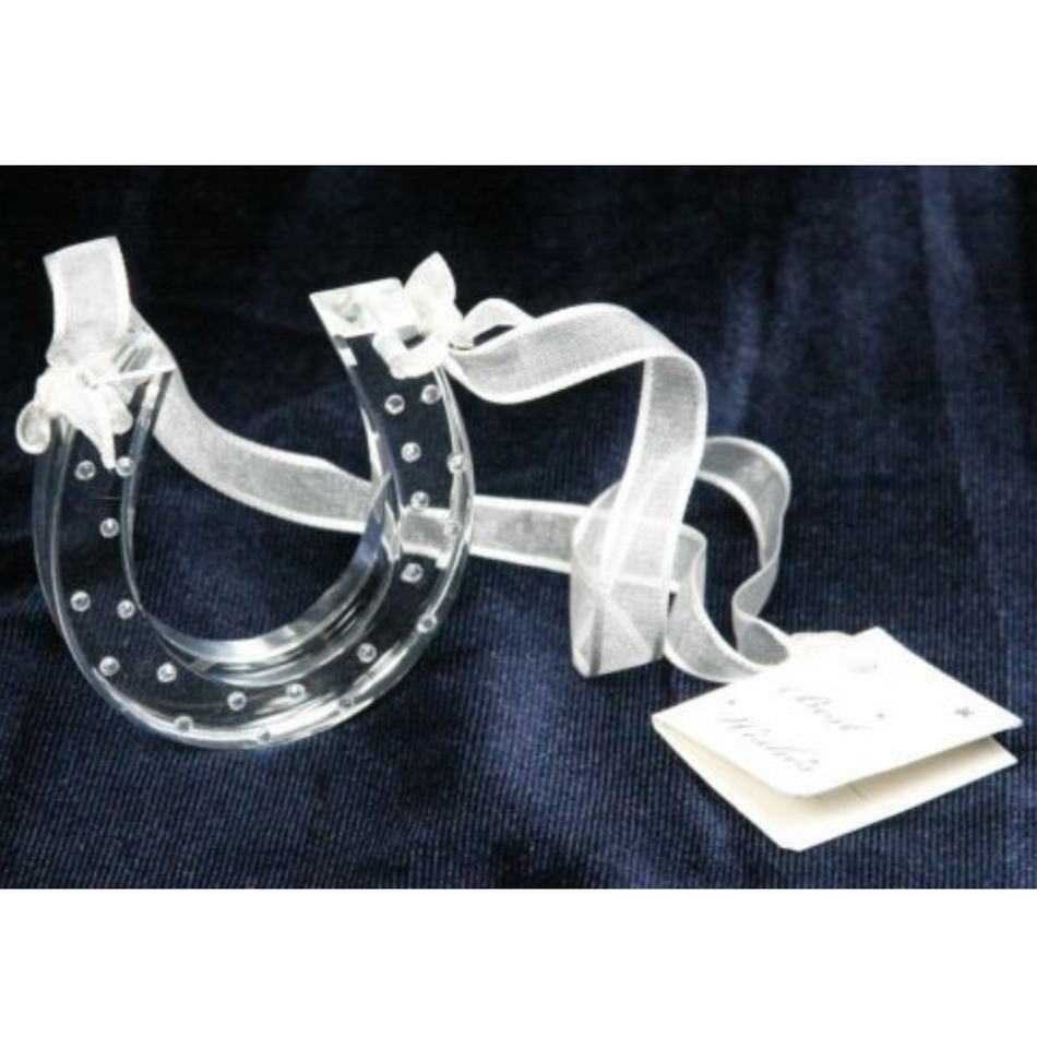 Wedding Crystal Horse Shoe Charm with Gift Box