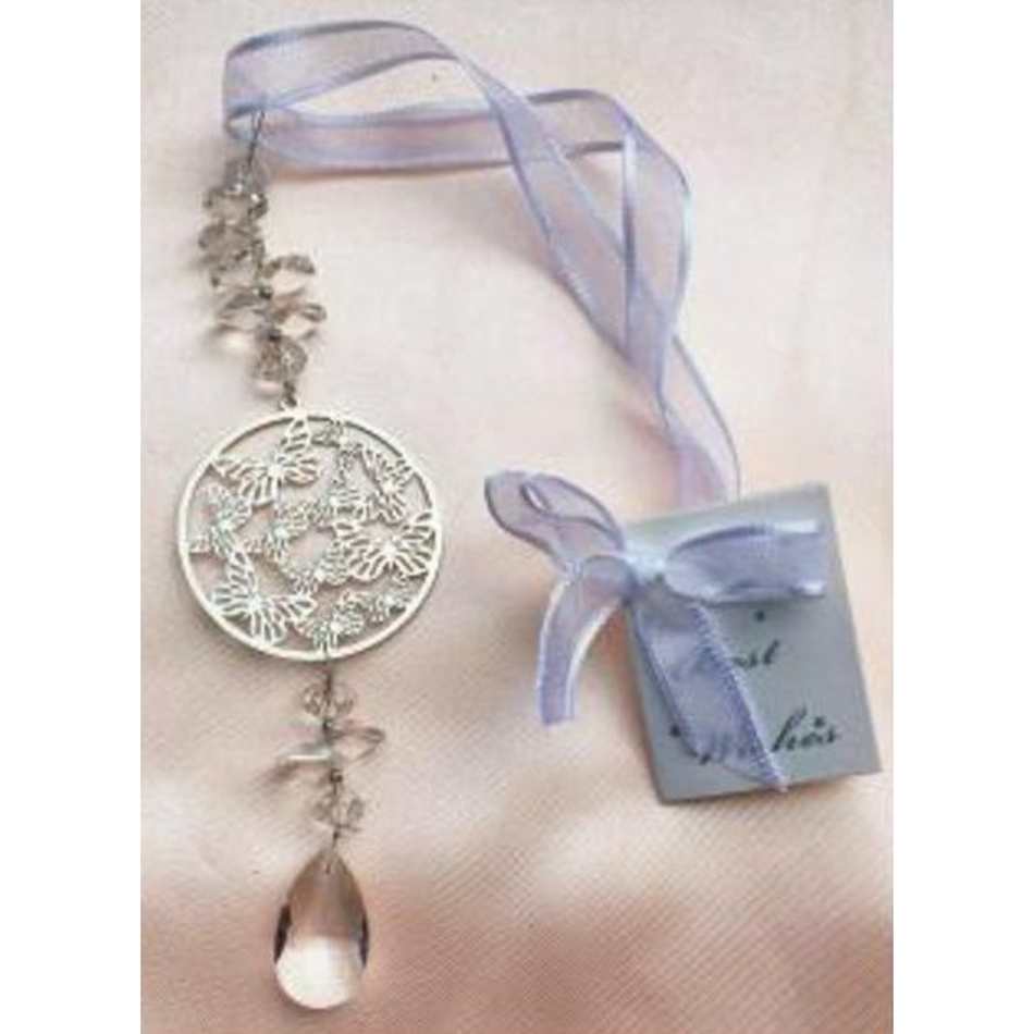 Wedding Bridal Charm with Hollow Out Butterflies in a Circle