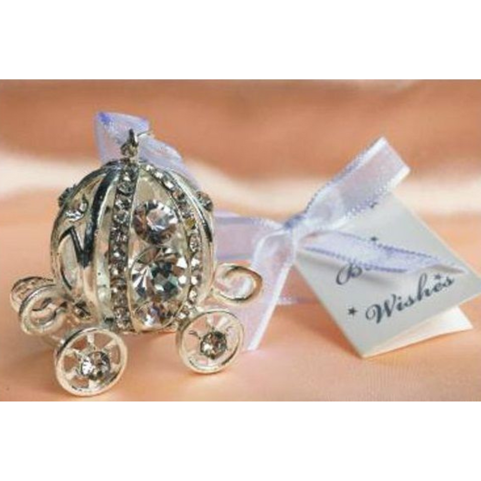 Wedding Bridal Charm Diamante Carriage (2 colours available)
