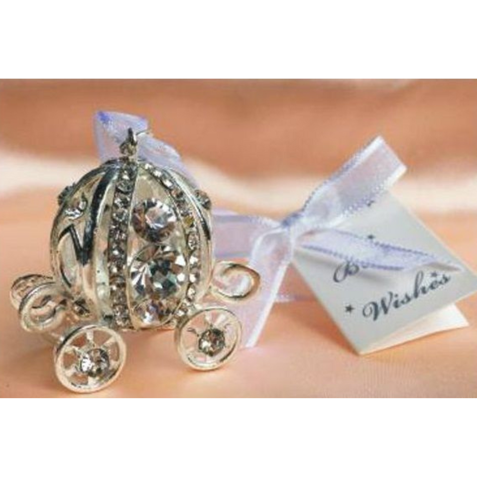 Wedding Bridal Charm Diamante Carriage (2 Colours Available)