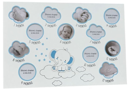 Baby First 12 months Multi Photo Frame (2 colours available)