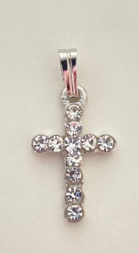 Decorative Crystal Cross Charm (2 Sizes Available)
