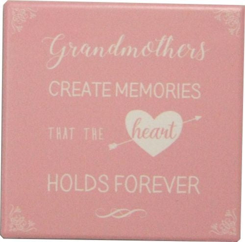 "Grandmothers create memories' Ceramic Coaster Square - 1 PIECE