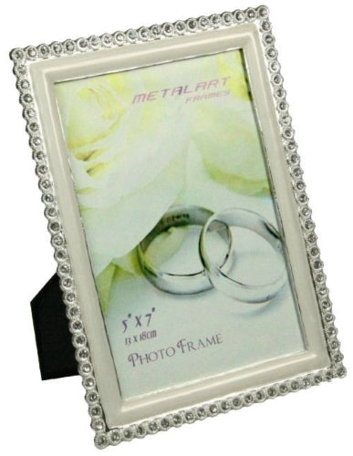 Metal and Diamond Edge Photo Frame, Rectangle Shape -2