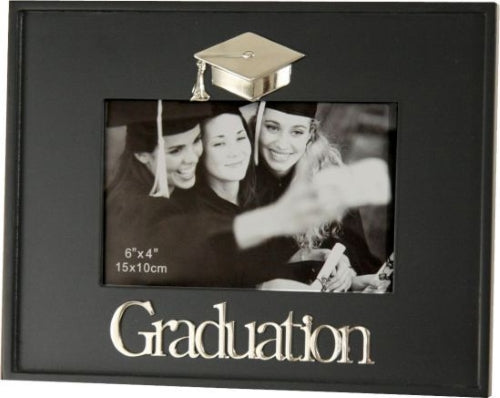 MDF Black Photo Frame Graduation - 6" x 4" 24pcs/ctn