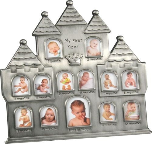 Baby My First Year Castle Shape Photo Frame