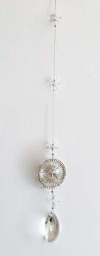 Suncatcher with Decorated Clear Glass Stone
