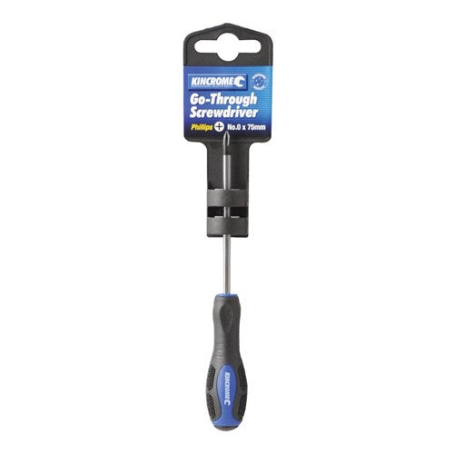 Kincrome Go-Through Screwdriver Phillips (6 Sizes Available)