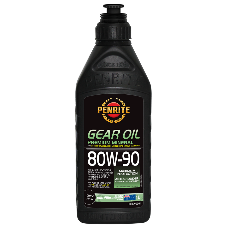 Penrite Gear Oil 80W-90 (4 Sizes Available)