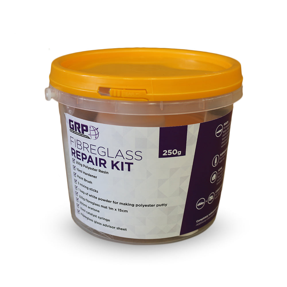 GRP Fibreglass Repair Kit 250g