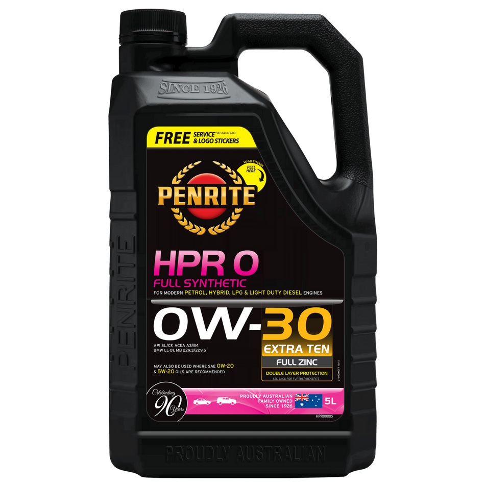 Penrite Hpr 0 0W-30 (Full Synthetic) (2 Sizes Available)