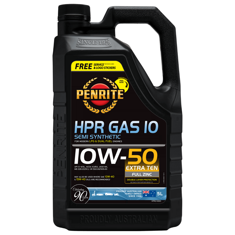 Penrite Hpr Gas 10 10W-50 (Semi Syn.) 5L