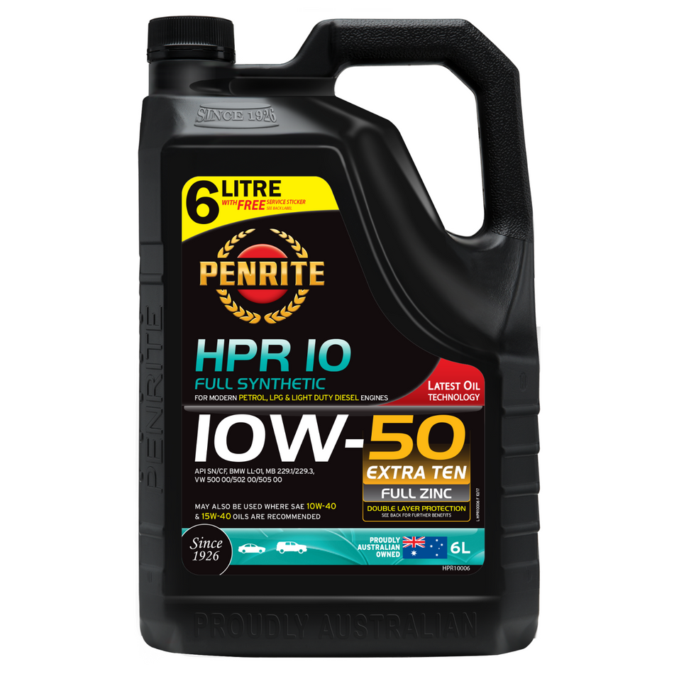 Penrite Hpr 10 10W-50 (Full Synthetic) (6 Sizes Available)