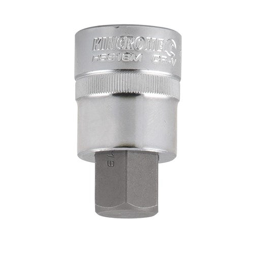 Kincrome Hex Bit Socket Short 1/2" Drive - Metric 19mm