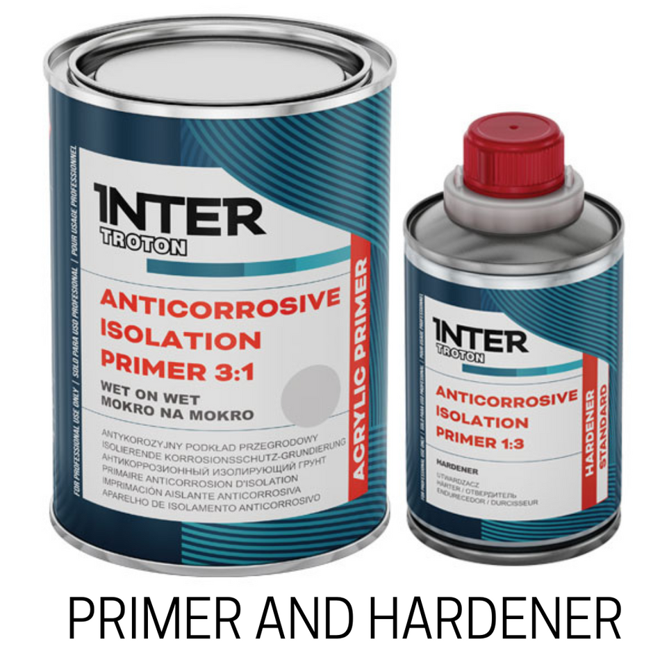 Troton Anti Corrosive Isolation Primer 3:1 Kits 1Lt (2 Variants Available)