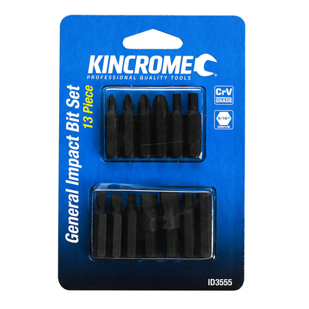 Kincrome Impact Driver Bits 13 Piece